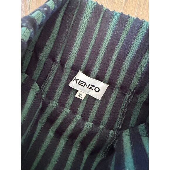 Kenzo Pleated Tank Top and Skirt SET in Green Size XS - Picture 6 of 12